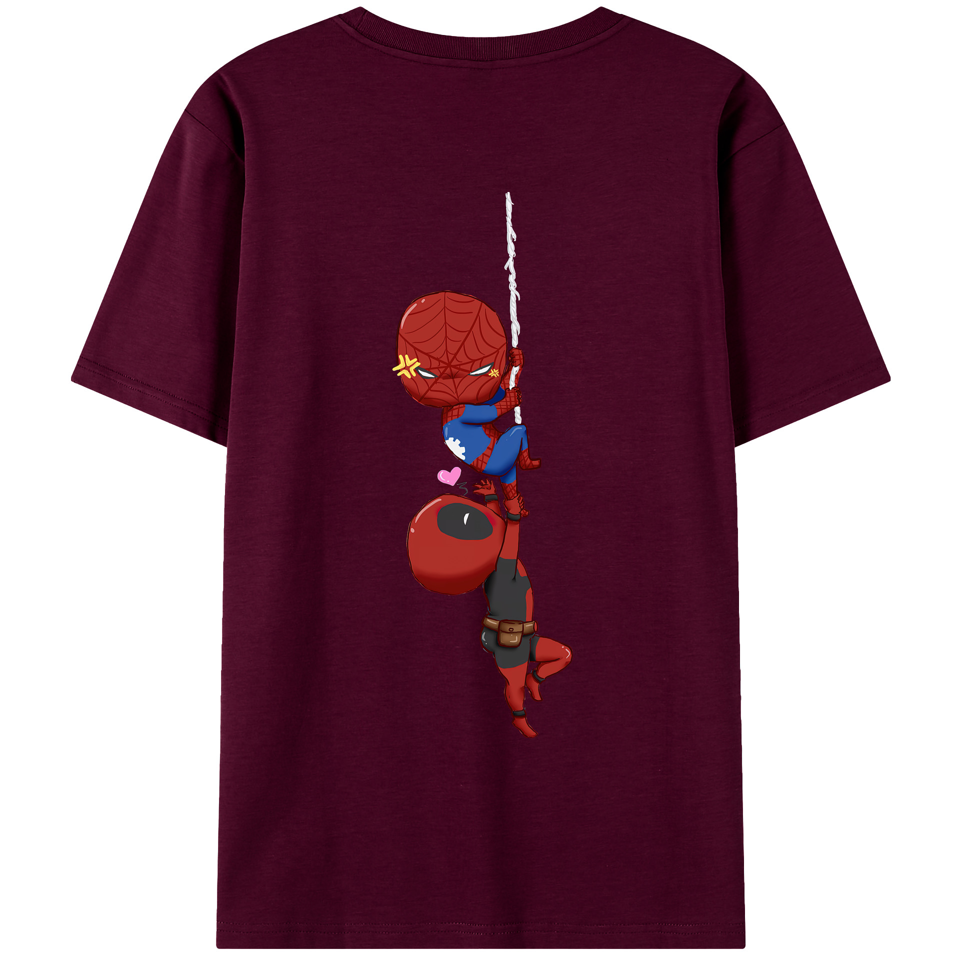 （画像用） Deadpool デッドプール レディース半袖Tシャツ(バックプリント)